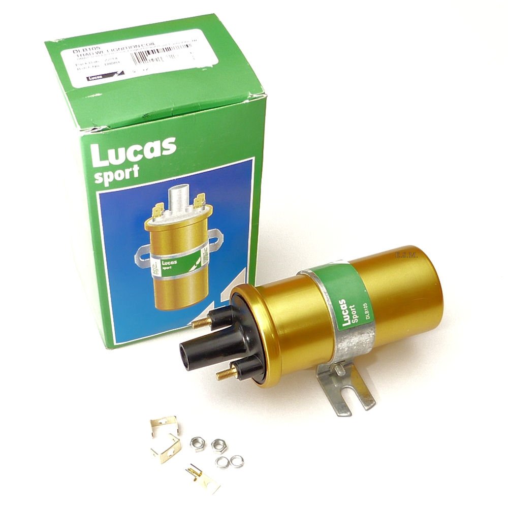 Ignition Coil- Sports (Late Type Push-In H T Lead) (Lucas)  Code:VAC103LS