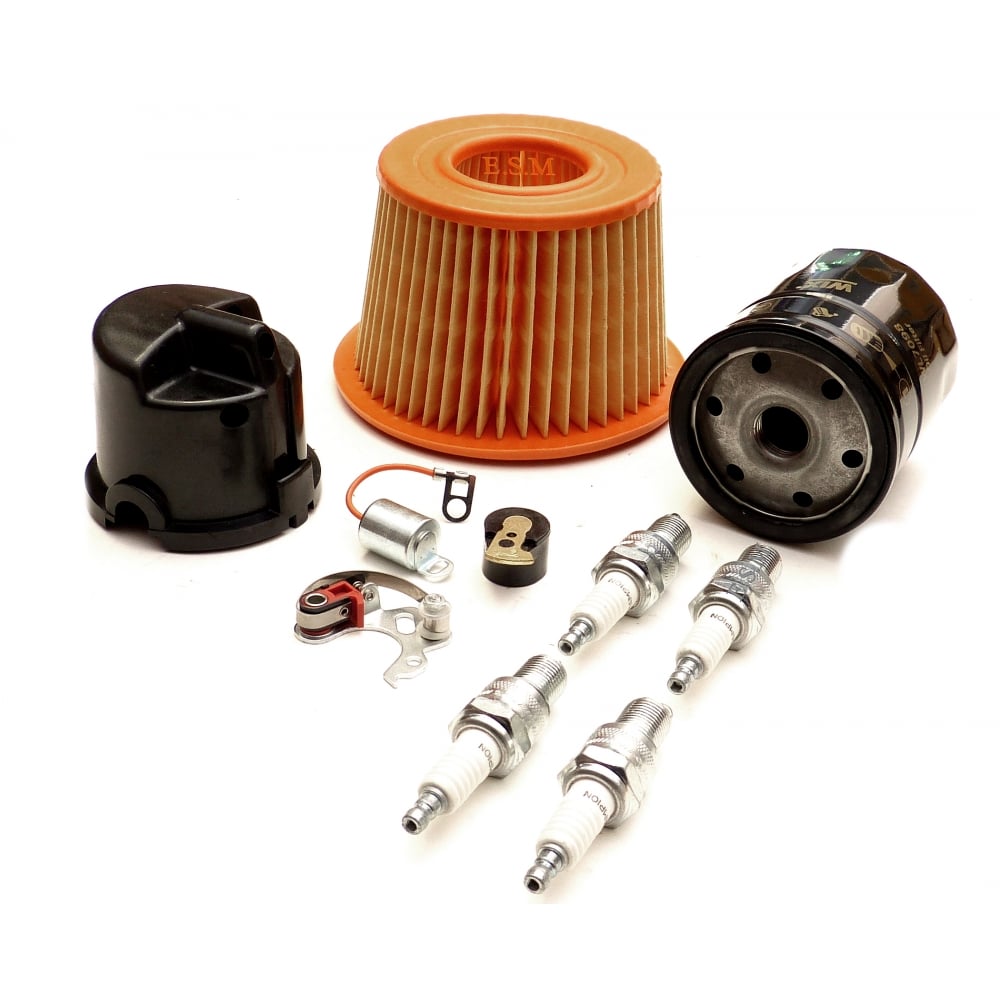 Engine Service Kit (Screw-In H T Lead Type Cap & Spin-On Oil Filter) LUCAS Components - 10M100C