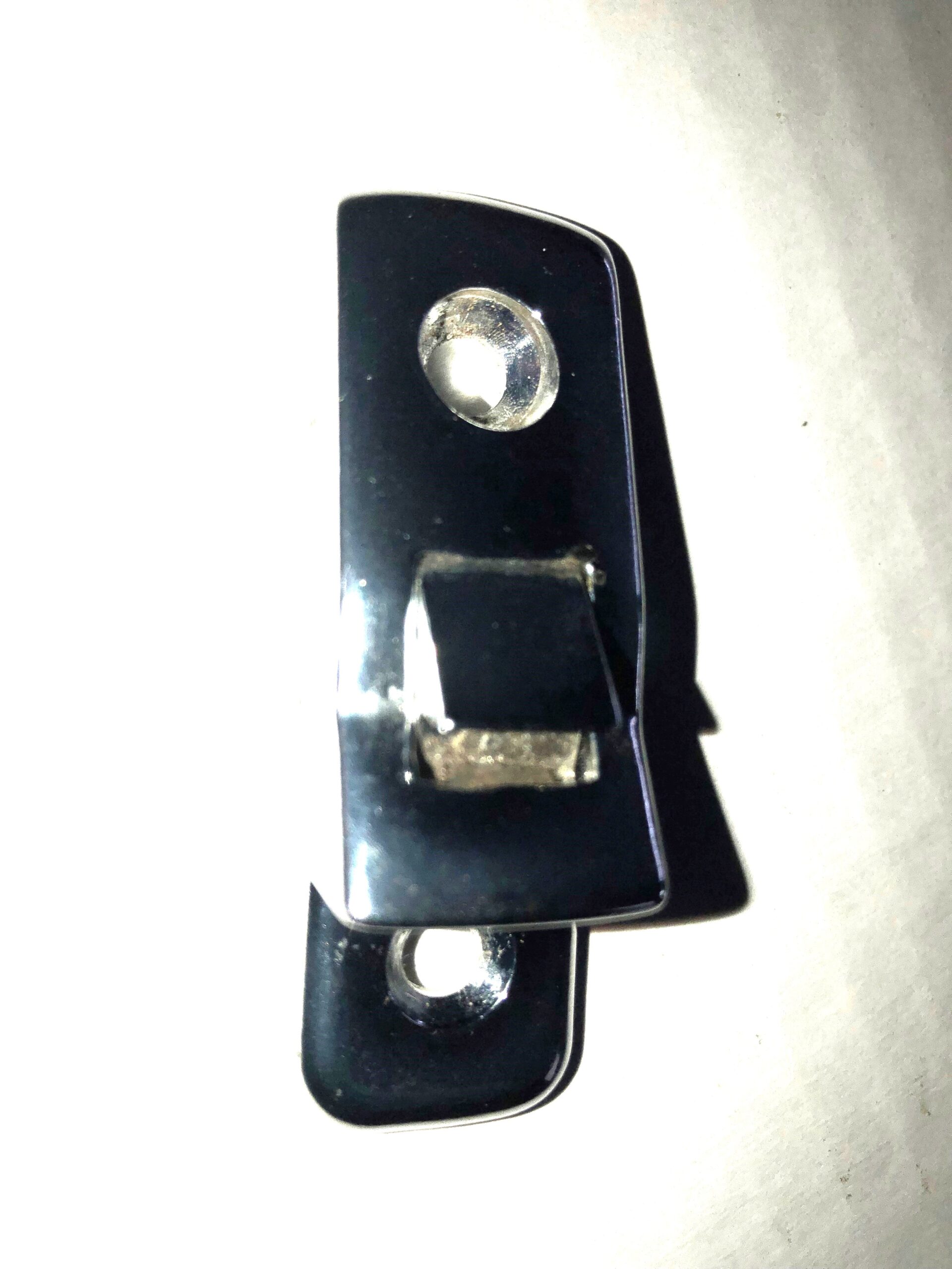 Striker Plate-Door Catch-Chrome (4-Door Front/Commercials)