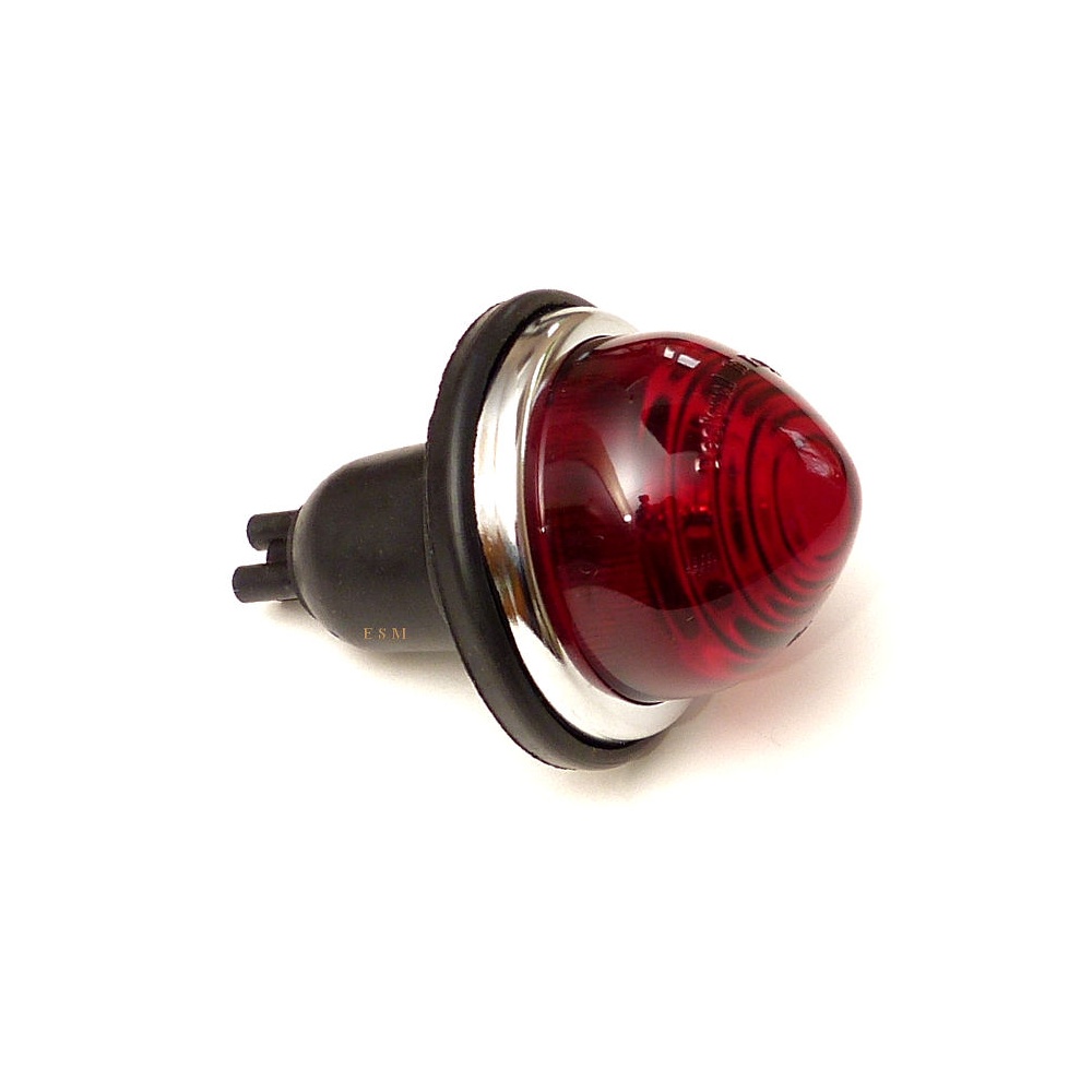 Stop/Tail Light-Complete (Domed Red Lens) Glass lens LUCAS L594