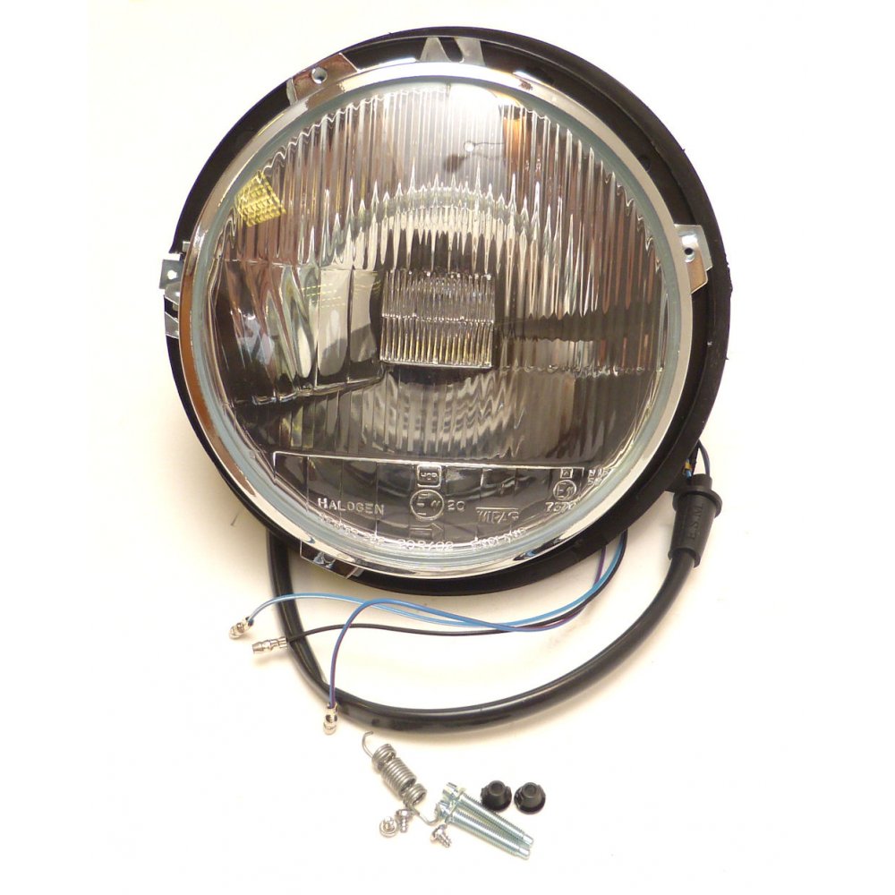 Headlamp / Headlight - Complete R/H/D - HALOGEN Type Without Pilot (Less Outer Bezel)