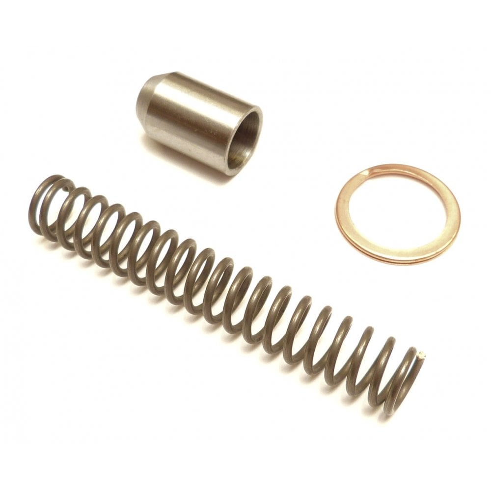 Oil Pressure Release Valve Plunger & Spring c/w Copper Washer – 10M239_40