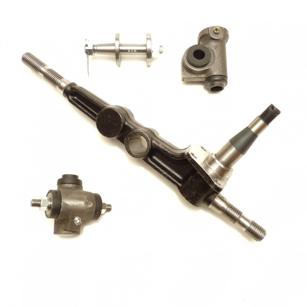 Swivel Pin Leg / King Pin With Top & Bottom Trunnions R/H (8cwt Van/Pick-Up) with Large Steering Arm