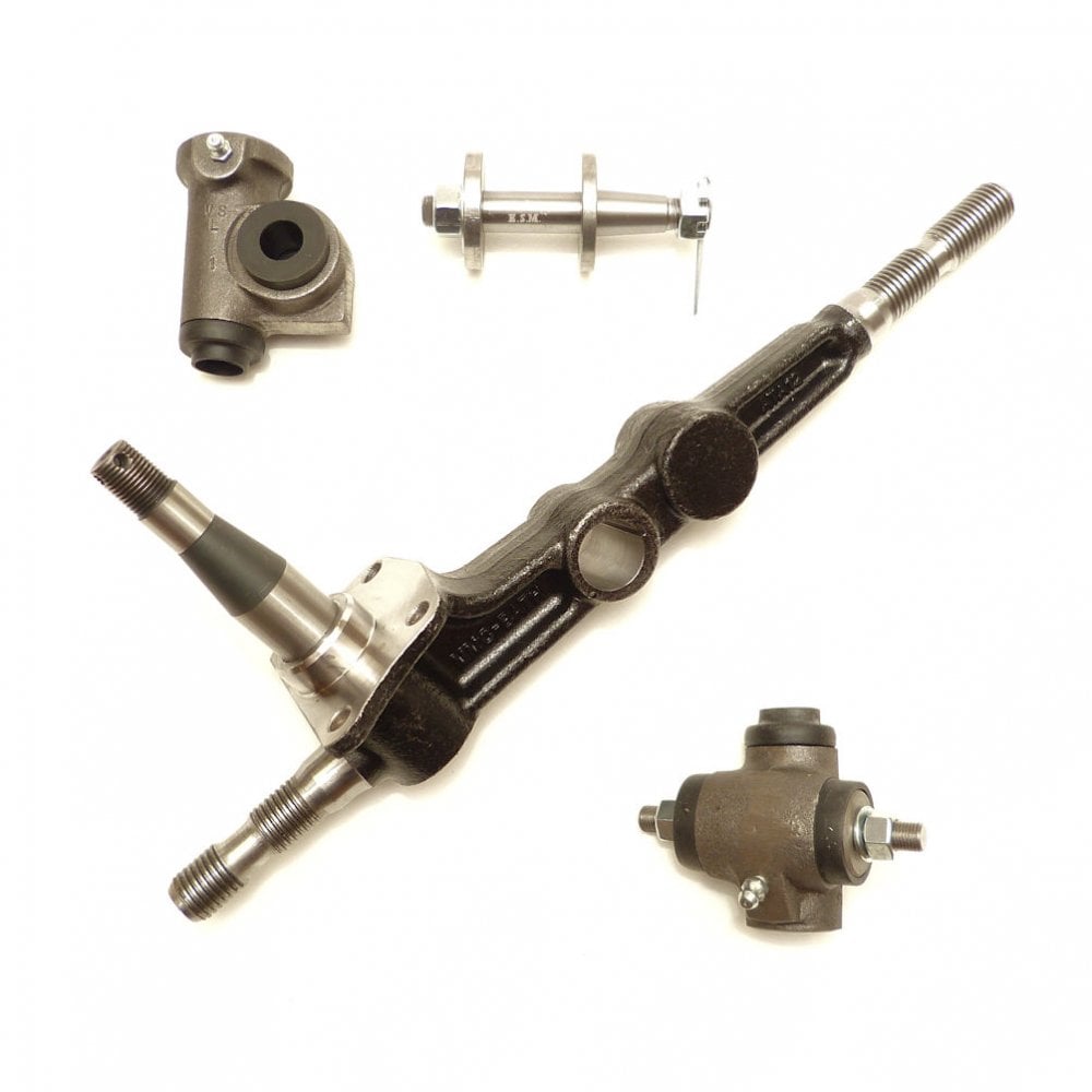 Swivel Pin Leg / King Pin With Top & Bottom Trunnions L/H (8cwt Van/Pick-Up) with Large Steering Arm