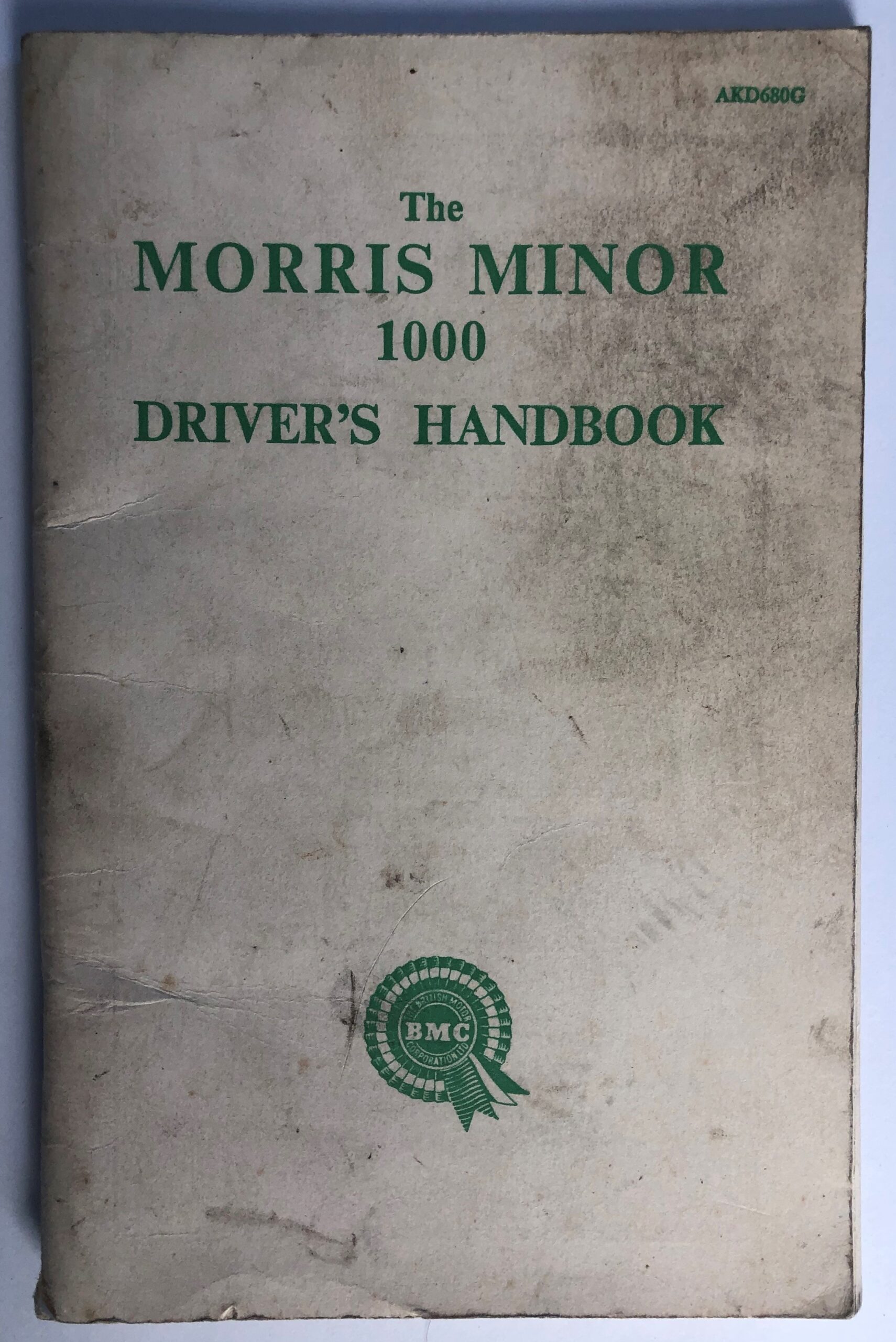 Morris Minor 1000 Drivers Handbook