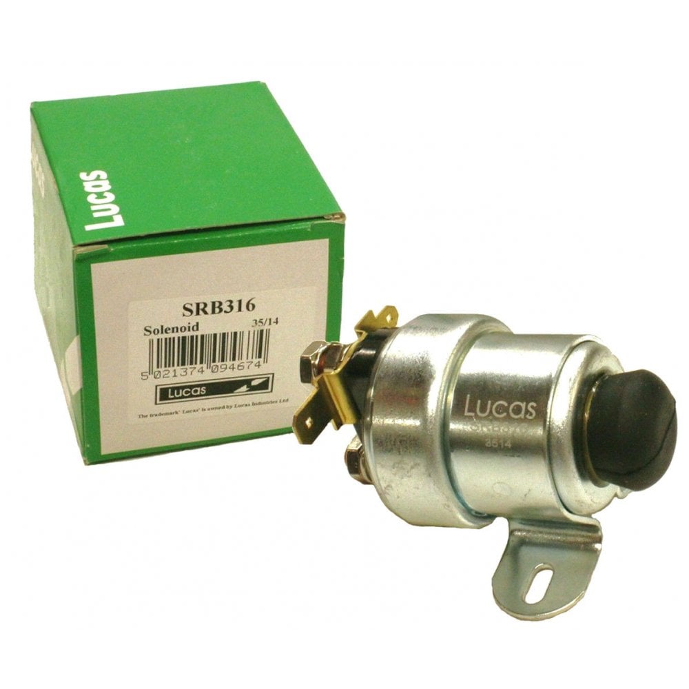 Key Start Starter Solenoid Switch with Manual Push Button (LUCAS SRB316) – SWH108EL