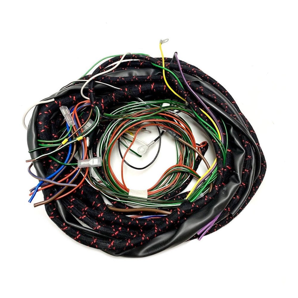Wiring Loom – 1953 to 1954 OHV Chassis Number 221763-On Off-Side Speedo + FLASHERS – WRC101_404FLA