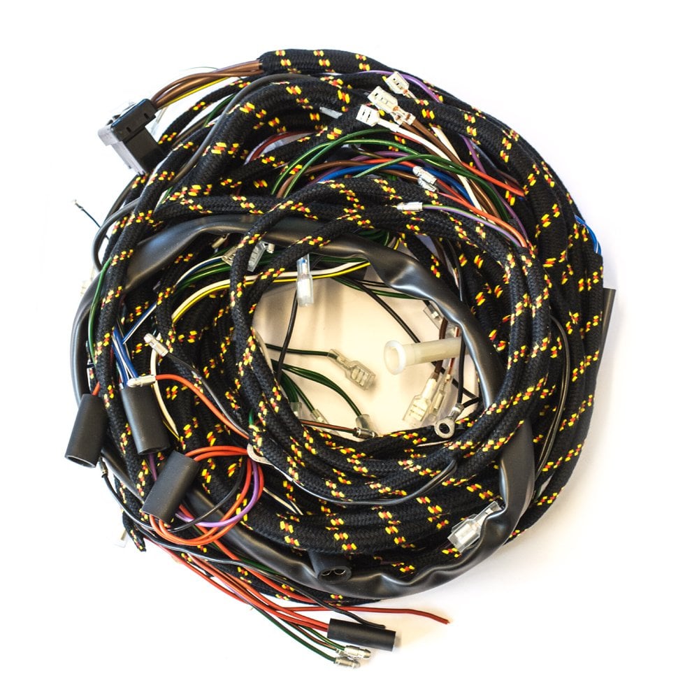 Wiring Loom – 1968 to 1971 Minor1000 Chassis Number 1192909-On With Key Start & Alternator – WRC101_436
