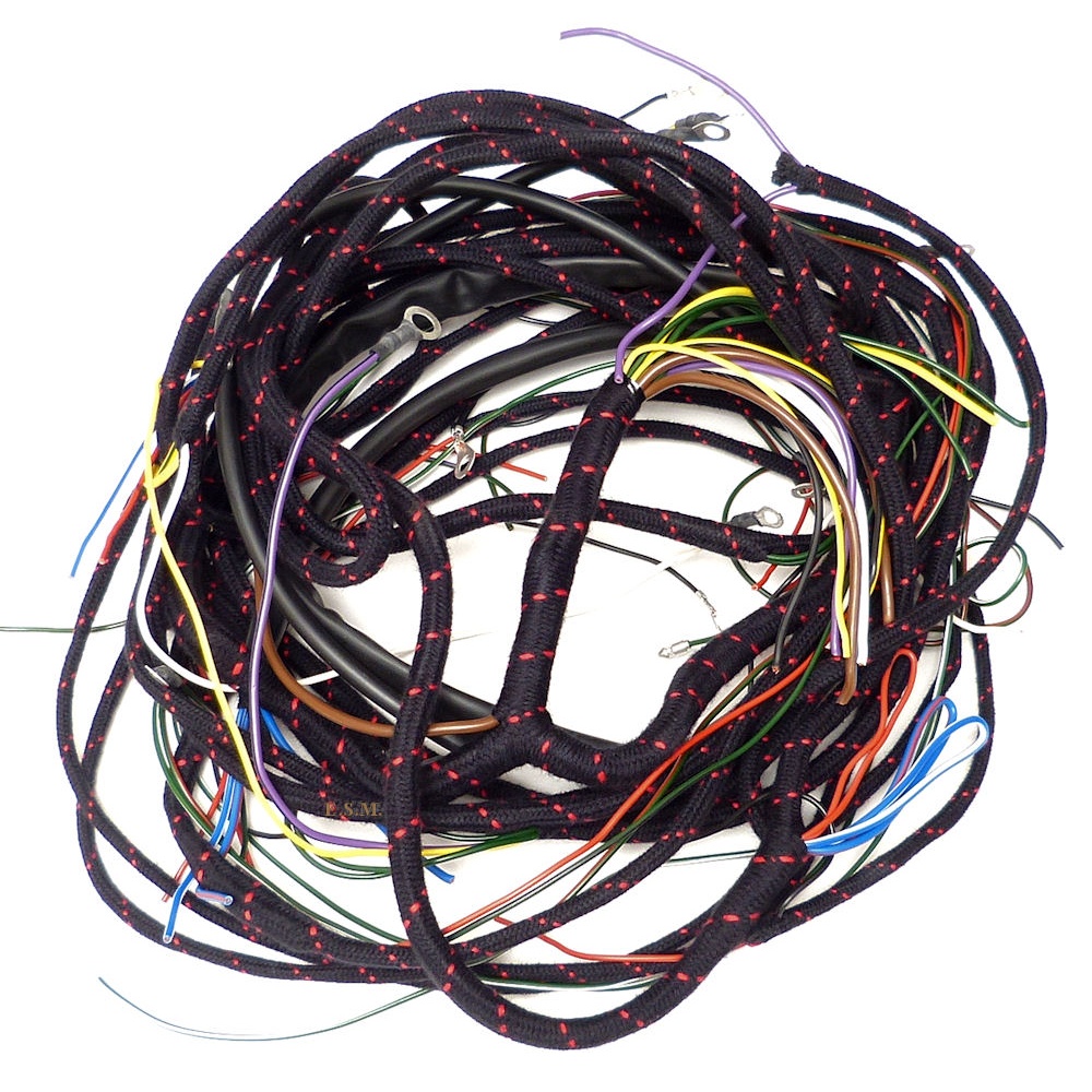 Wiring Loom – 1962 to 1963 Van/Pick-Up/Traveller with 1098cc Engine & Relay Flashers – WRC101_439