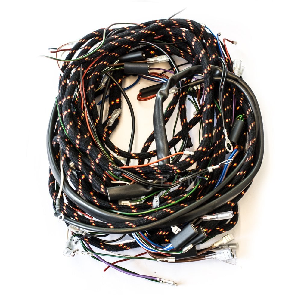 Wiring Loom – 1965 to 1970 Van/Pick-Up/Traveller With Key Start & Dynamo – WRC101_440