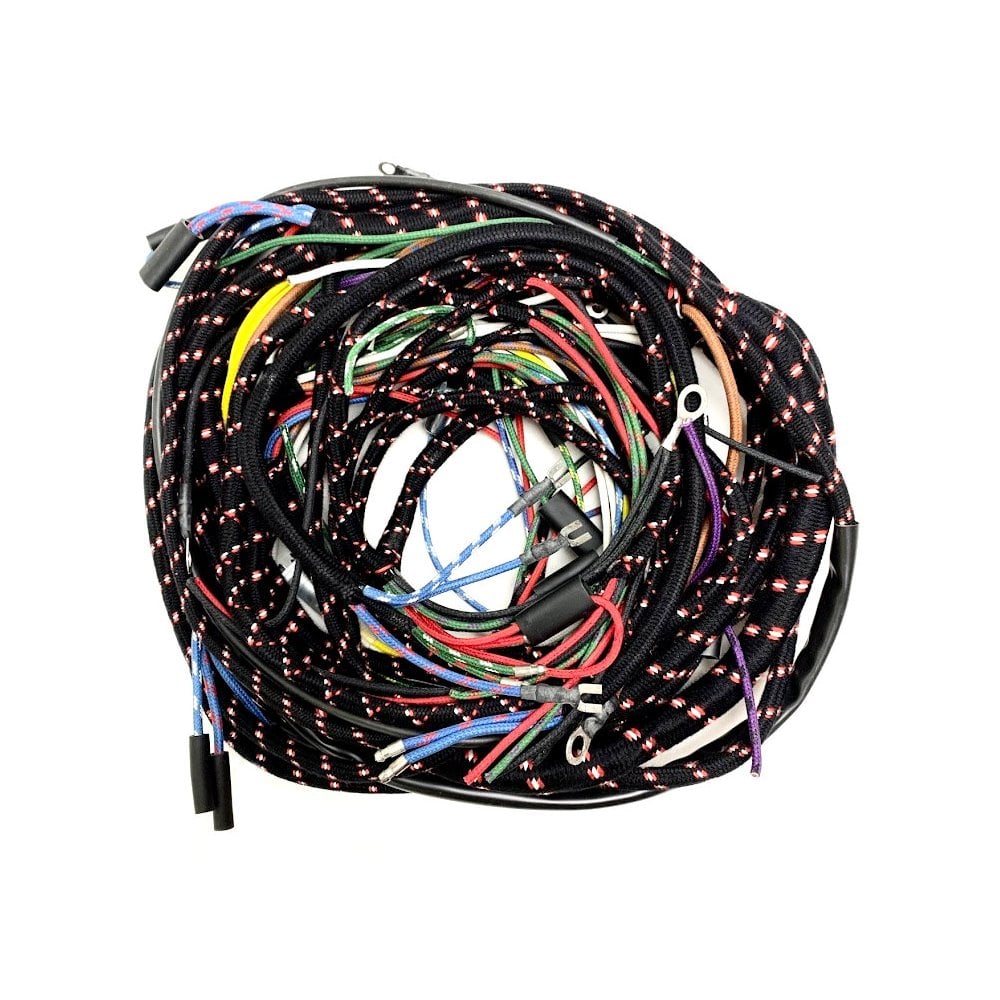 Wiring Loom – 1954 to 1956 Van/Pick-Up/Traveller With Central Speedo & Trafficators – WRC101_96C